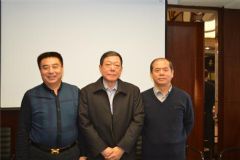 許寶平董事長和遼寧法學(xué)會在孫昌生、預(yù)防職務(wù)犯罪會長張順元留念
