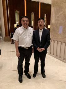 許寶平與遼寧省商務(wù)廳廳長(zhǎng)宋彥麟合影