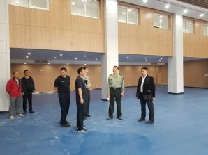 董事長許寶平視察部隊工地